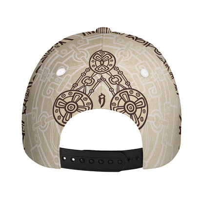 Ancient Mayan Statue Print Baseball Cap