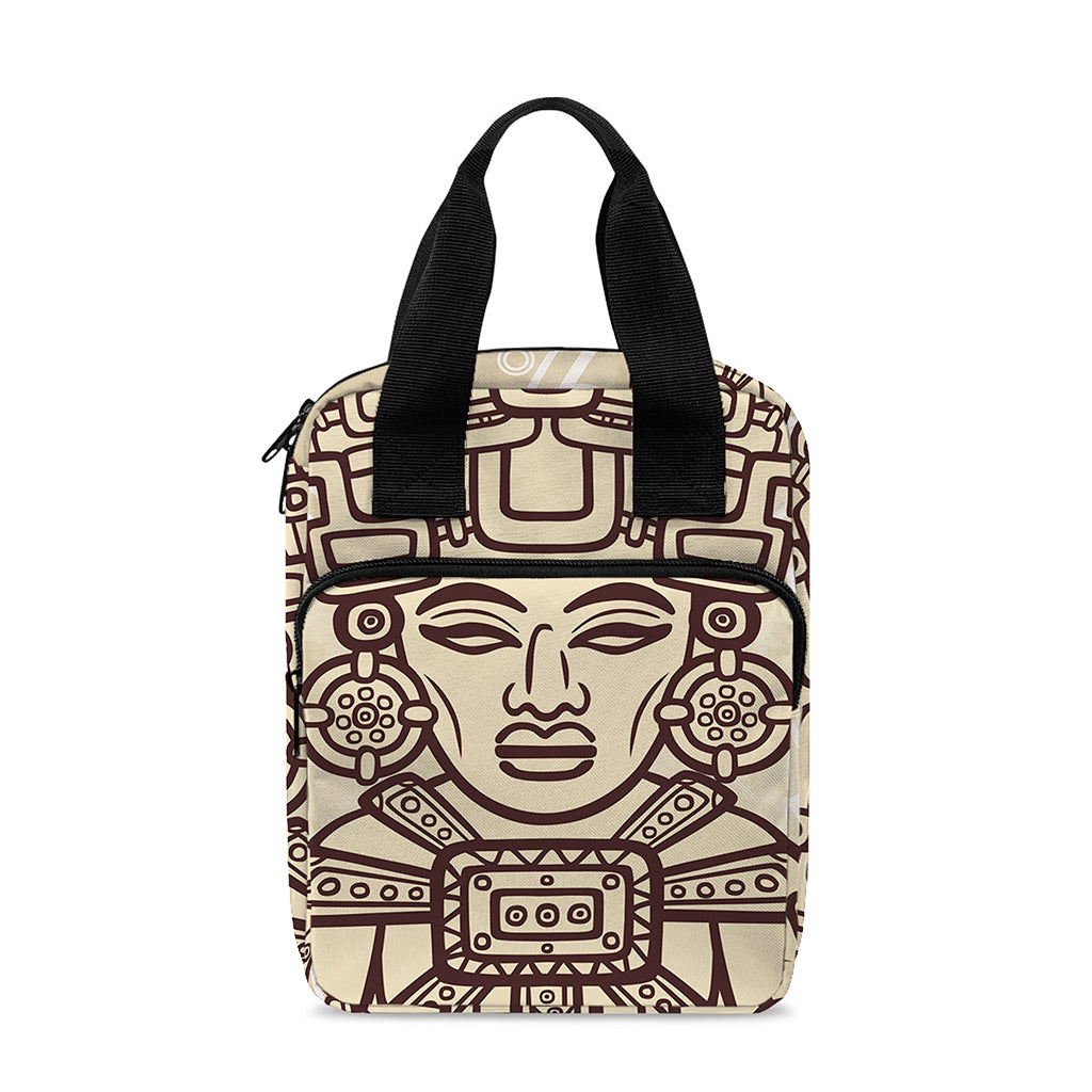 Ancient Mayan Statue Print Bible Tote Bag