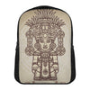 Ancient Mayan Statue Print Casual Backpack