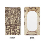 Ancient Mayan Statue Print Changing Pad Cover
