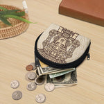 Ancient Mayan Statue Print Coin Purse