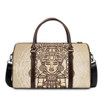 Ancient Mayan Statue Print Duffle Bag