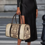 Ancient Mayan Statue Print Duffle Bag