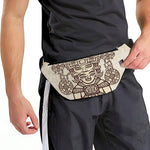 Ancient Mayan Statue Print Fanny Pack