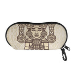 Ancient Mayan Statue Print Glasses Case