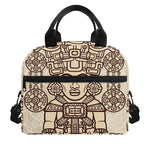 Ancient Mayan Statue Print Insulated Lunch Bag
