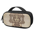 Ancient Mayan Statue Print Portable Cooler Travel Case