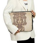 Ancient Mayan Statue Print Laptop Sleeve