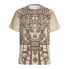Ancient Mayan Statue Print Men's Sports T-Shirt