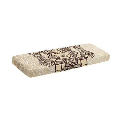 Ancient Mayan Statue Print Piano Keyboard Cover