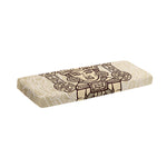 Ancient Mayan Statue Print Piano Keyboard Cover