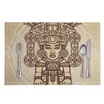 Ancient Mayan Statue Print Placemat