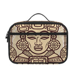 Ancient Mayan Statue Print Portable Lunch Bag