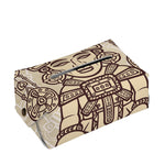 Ancient Mayan Statue Print Rectangle Tissue Box Cover