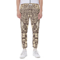 Ancient Mayan Statue Print Joggers