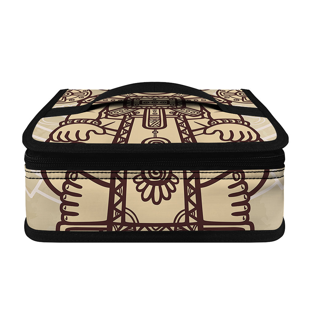 Ancient Mayan Statue Print Small Lunch Bag