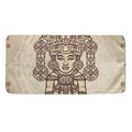 Ancient Mayan Statue Print Towel