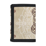 Ancient Mayan Statue Print Trifold Wallet