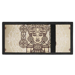 Ancient Mayan Statue Print Trifold Wallet