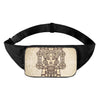 Ancient Mayan Statue Print Waist Bag