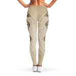 Ancient Mayan Statue Print Women's Leggings