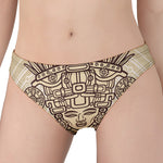 Ancient Mayan Statue Print Women's Panties