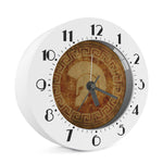 Ancient Spartan Helmet Print Alarm Clock