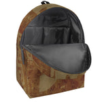 Ancient Spartan Helmet Print Backpack