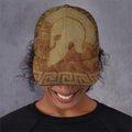 Ancient Spartan Helmet Print Baseball Cap