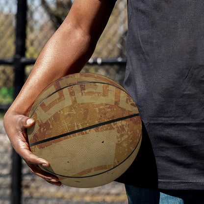 Ancient Spartan Helmet Print Basketball