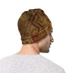 Ancient Spartan Helmet Print Beanie