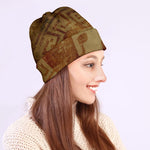 Ancient Spartan Helmet Print Beanie