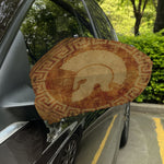 Ancient Spartan Helmet Print Car Side Mirror Covers