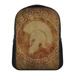 Ancient Spartan Helmet Print Casual Backpack