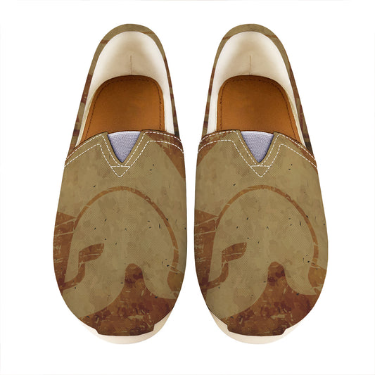 Ancient Spartan Helmet Print Casual Shoes