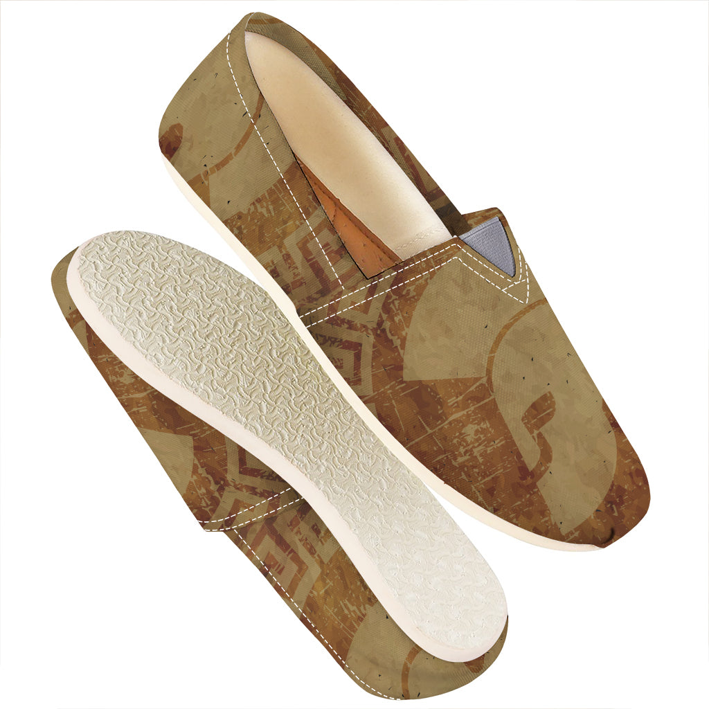 Ancient Spartan Helmet Print Casual Shoes