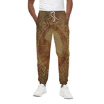 Ancient Spartan Helmet Print Cotton Pants