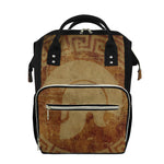 Ancient Spartan Helmet Print Diaper Bag