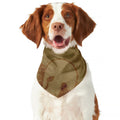 Ancient Spartan Helmet Print Dog Bandana