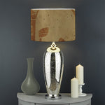 Ancient Spartan Helmet Print Drum Lamp Shade