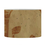 Ancient Spartan Helmet Print Drum Lamp Shade