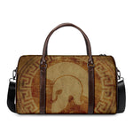 Ancient Spartan Helmet Print Duffle Bag