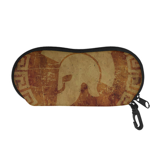 Ancient Spartan Helmet Print Glasses Case