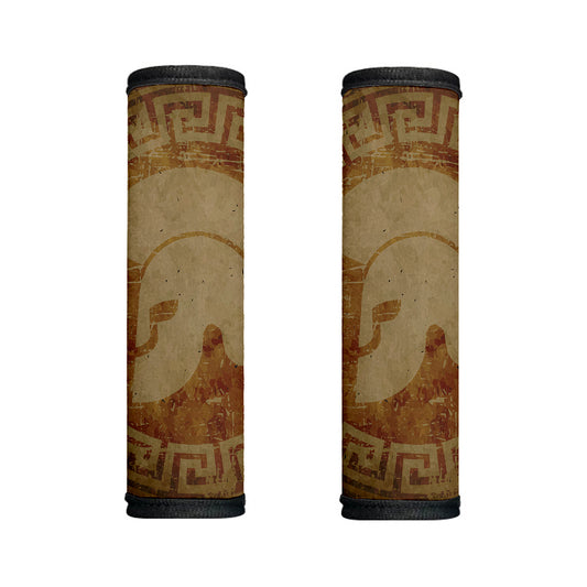 Ancient Spartan Helmet Print Handle Covers