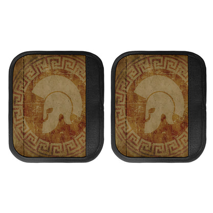 Ancient Spartan Helmet Print Handle Covers