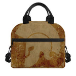 Ancient Spartan Helmet Print Insulated Lunch Bag