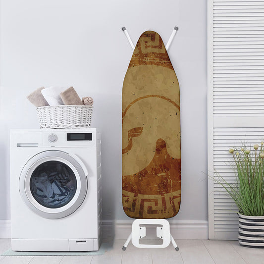 Ancient Spartan Helmet Print Ironing Board Cover