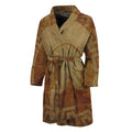 Ancient Spartan Helmet Print Men's Bathrobe
