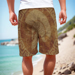 Ancient Spartan Helmet Print Men's Cargo Shorts