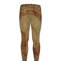 Ancient Spartan Helmet Print Men's Leggings